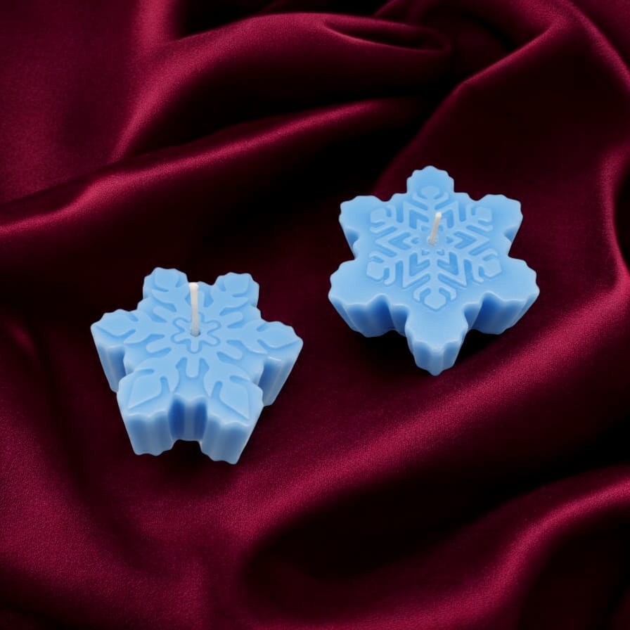 Snowflakes (2 in a set) — Blue